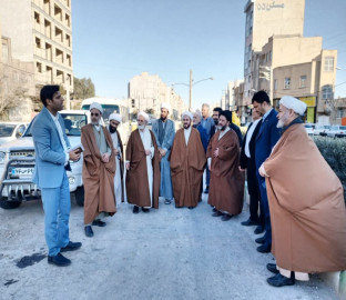 بازدید تعدادی از ائمه جماعات مساجد منطقه چهار از پروژه‌های شهرداری این منطقه